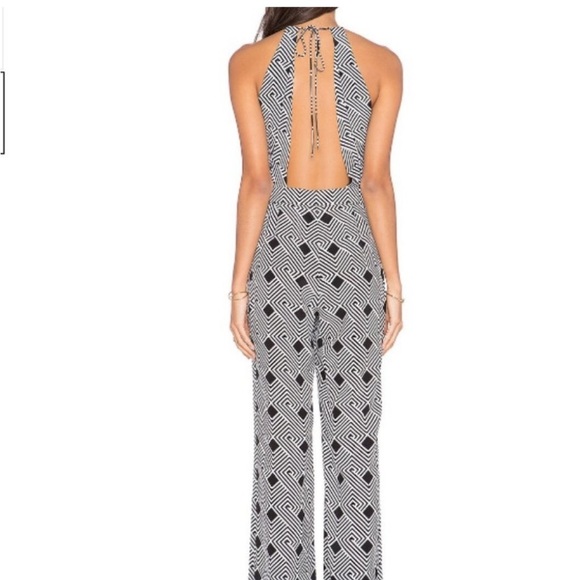 Diane Von Furstenberg 'Ireland' Jumpsuit - Black & White, Size 0 - Picture 4 of 8